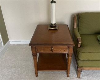 Pair of Drexel Heritage MCM End Tables 