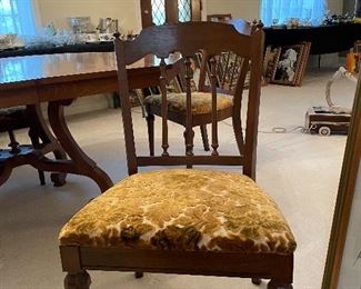 MCM Lammert Furniture Company Wood Dining Table and 4 Chairs 