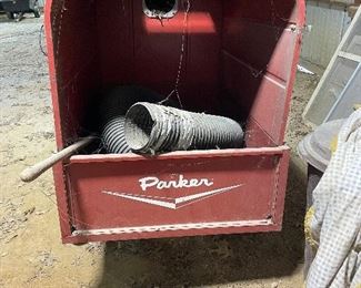 All metal Parker Conestoga Trail Vac. Yard and Leaf Vacuum 