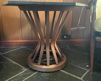 Sheaf of Wheat Side Table  with Slate Top