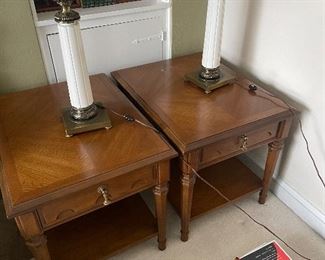 Pair of Drexel Heritage MCM End Tables 
