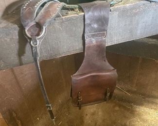 Leather Western Horse Saddle Bag
