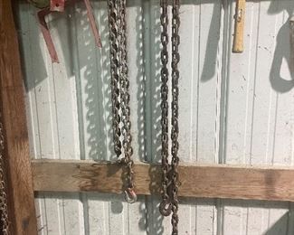 Tow Chains with Clevis Hooks