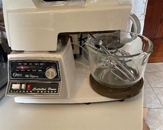 Vintage Oster Regency Kitchen Center Base Mixer