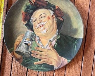 Vintage 1970 Falstaff Museum Of Brewing Beer 16" Reproduction Metal Display Adverting Sign No.9714.