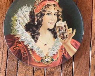 Vintage 1970 Falstaff Museum Of Brewing Beer 16" Reproduction Metal Display Adverting Sign No.8976