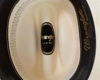 Wrangler Straw Cowboy Hat Size 6 7/8
