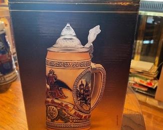 Budweiser Anheuser-Busch Inc Beer Stein Collector's Mug Limited Edition V 1988