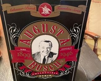 Anheuser Busch American Founders Series. Adolphus Busch Beer Stein 