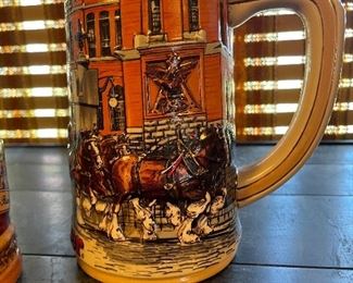 Anheuser Busch Budweiser Beer Stein St Louis Brew House Series A Landmark