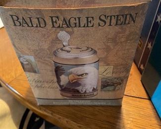 Beer Stein Anheuser Busch Endangered Species Bald Eagle Budweiser 1989