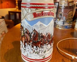Anheuser Busch Budweiser Handcrafted Beer Stein Limited Edition 1985 A Series