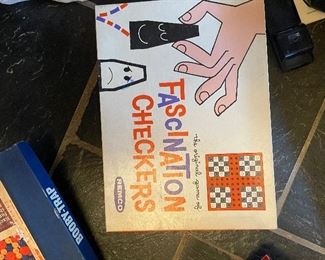 1962 Fascination Checkers REMCO Board Game