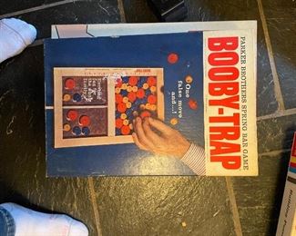 Vintage Parker Brothers Spring Bar Game 1965 Booby-Trap