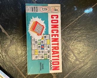 1960 Milton Bradley Concentration Board Game 3rd Edition