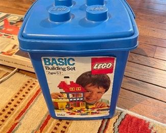 LLEGO Basic Building Set #1662 Playset Bucket Blue Box Container NIB