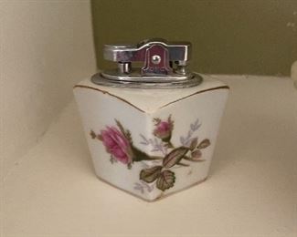 Vintage Hand Painted Ladies Lighter 
