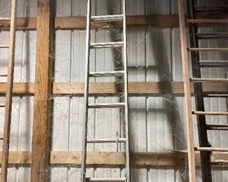 Werner D1224-2 24Ft Extension Ladder, Aluminum, Type II