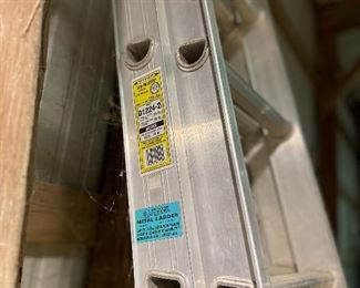 Werner D1224-2 24Ft Extension Ladder, Aluminum, Type II