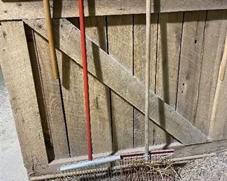 Barn Hay Rake/Forks