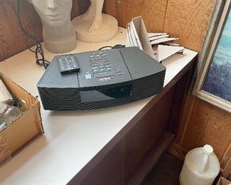 Bose Wave Radio Audio CD Player Black with Remote Control  -Works Great