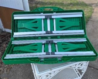 Vintage Foldable Portable Picnic Table and Seating for 4
