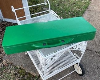 Vintage Foldable Portable Picnic Table and Seating for 4
