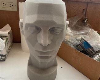 Anatomical study of male statue after Jean-Antoine Houdon