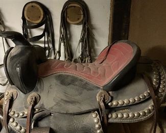 Western Leather Saddle