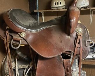 Western Leather Saddle