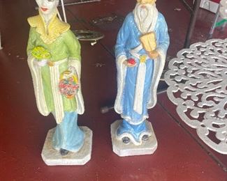 Asian Concrete Garden Statues