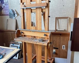 Best Company Adjustable H-Frame Multi-Purpose Studio Artist Wooden Easel