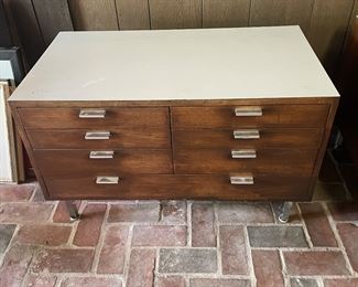 MCM Wooden Cabinet with Laminate Top