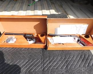 2-Heritage Rough Rider RR22B6 .22cal. Single Action Revolvers, w/6 1/2" barrels, (in original boxes)