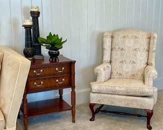 Wing Back Chair $195