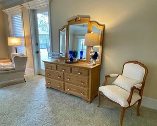 SOLD! Oak Dresser with Mirror $300