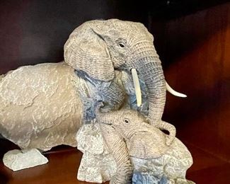 THE HERD Elephant Figurines