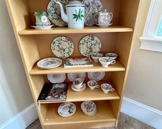 Bookcase $100   China available for purchase with appointment
