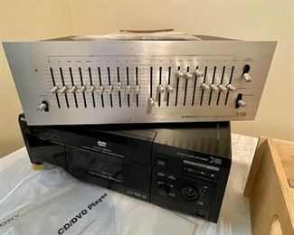 SOLD Pioneer Equalizer    SONY 300 DVD Disc Player $200