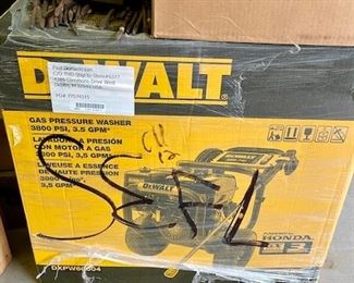 SOLD!!! NEW DeWalt Gas Pressure Washer $700
