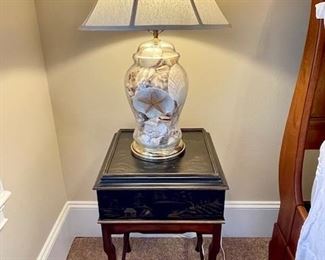 Ethan Allen Box Side Table $395