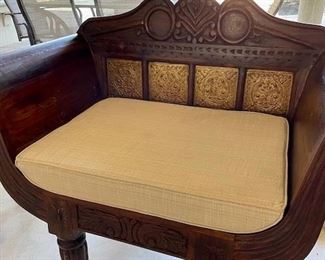 Unique Carved Teak Chairs $495 each