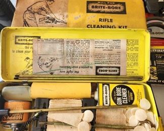 Vintage rifle cleaning kit