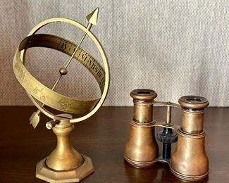 Design Center Armillary Sphere & Binoculars
