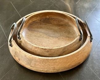 Reclaimed Wood Nesting Bowls
