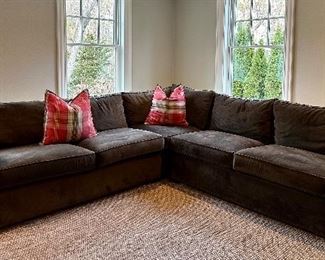 Crate & Barrel Sectional Sofa 