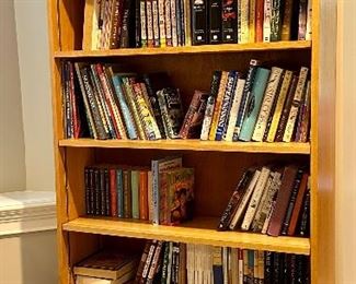 Bookcase & Assorted Books