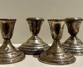 Wallace & Lunt Sterling Candleholders