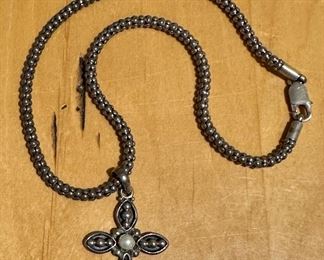 Sterling Silver Cross Necklace