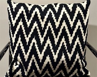 West Elm Pillow (black & white)